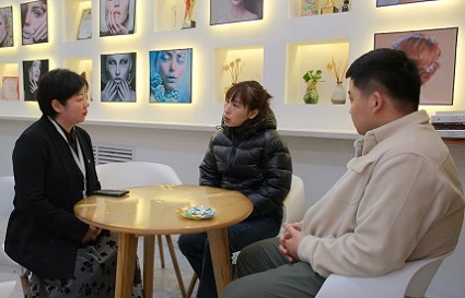 沈河区人社局领导莅临快连学校，现场审核培训品牌并指导工作！