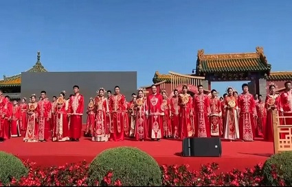 快连之美，国风添彩——沈阳快连助力沈河区第四届国风集体婚礼